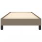 Preview: Bettgestell Taupe 90x200 cm Stoff