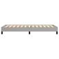 Preview: Bettgestell Hellgrau 100x200 cm Stoff