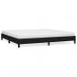 Preview: Bettgestell Schwarz 200x200 cm Stoff
