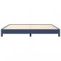 Preview: Bettgestell Blau 200x200 cm Stoff