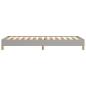 Preview: Bettgestell Hellgrau 80x200 cm Stoff
