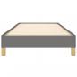 Preview: Bettgestell Dunkelgrau 80x200 cm Stoff
