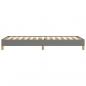 Preview: Bettgestell Dunkelgrau 80x200 cm Stoff