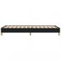 Preview: Bettgestell Schwarz 80x200 cm Stoff