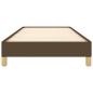 Preview: Bettgestell Dunkelbraun 90x190 cm Stoff
