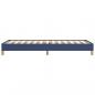 Preview: Bettgestell Blau 90x190 cm Stoff