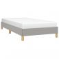Preview: Bettgestell Hellgrau 100x200 cm Stoff