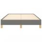 Preview: Bettgestell Dunkelgrau 120x200 cm Stoff