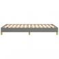 Preview: Bettgestell Dunkelgrau 120x200 cm Stoff
