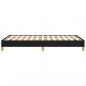 Preview: Bettgestell Schwarz 120x200 cm Stoff