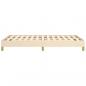 Preview: Bettgestell Creme 120x200 cm Stoff
