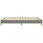 Preview: Bettgestell Dunkelgrau 160x200 cm Stoff