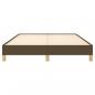Preview: Bettgestell Dunkelbraun 160x200 cm Stoff