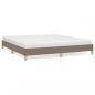 Preview: Bettgestell Taupe 180x200 cm Stoff