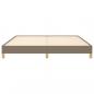 Preview: Bettgestell Taupe 180x200 cm Stoff