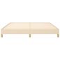 Preview: Bettgestell Creme 180×200 cm Stoff