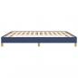 Preview: Bettgestell Blau 180×200 cm Stoff