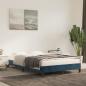 Preview: ARDEBO.de - Bettgestell Dunkelblau 120x200 cm Samt