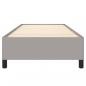 Preview: Bettgestell Hellgrau 90x200 cm Stoff