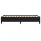 Preview: Bettgestell Schwarz 90x200 cm Stoff