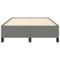 Preview: Bettgestell Dunkelgrau 120x200 cm Stoff
