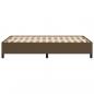 Preview: Bettgestell Dunkelbraun 120x200 cm Stoff