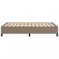 Preview: Bettgestell Taupe 120x200 cm Stoff