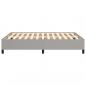 Preview: Bettgestell Hellgrau 140x190 cm Stoff