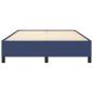 Preview: Bettgestell Blau 140x190 cm Stoff