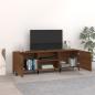 Preview: TV-Schrank Braun Eichen-Optik 150x30x50 cm Holzwerkstoff