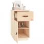 Preview: Schreibtisch-Schrank 40x50x75 cm Massivholz Kiefer