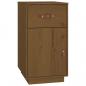 Preview: ARDEBO.de - Schreibtisch-Schrank Honigbraun 40x50x75 cm Massivholz Kiefer