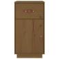 Preview: Schreibtisch-Schrank Honigbraun 40x50x75 cm Massivholz Kiefer