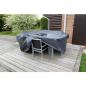 Preview: Nature Gartenmöbel-Abdeckung für runde Tische 205x205x90 cm