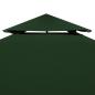 Preview: Pavillon-Dachplane Ersatzdach 310 g/m² Grün 3x4 m
