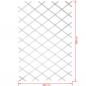 Preview: Nature Garten-Rankgitter 100x200 cm PVC Weiß 6040703