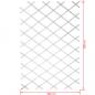 Preview: Nature Garten-Rankgitter 100x200 cm PVC Weiß 6040703