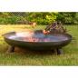 Preview: RedFire Feuerschale Salo Schwarz Stahl 80 cm 81020