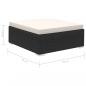 Preview: 6-tlg. Garten-Lounge-Set mit Auflagen Poly Rattan Schwarz