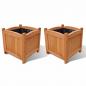 Preview: ARDEBO.de - Holz-Hochbeet 30x30x30 cm 2 Stk.