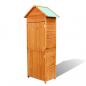 Preview: ARDEBO.de - Gartenschrank Braun 42,5x64x190 cm