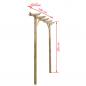 Preview: Gartenpergola 205x40x203 cm Holz