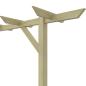 Preview: Gartenpergola 205x40x203 cm Holz