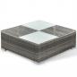 Preview: 6-tlg. Garten-Lounge-Set mit Auflagen Poly Rattan Grau