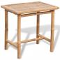 Preview: 3-tlg. Bistro-Set mit Auflagen Bambus