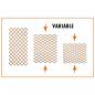 Preview: Nature Garten Rankgitter 100x300 cm Holz Braun 