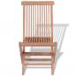 Preview: Klappbare Gartenstühle 2 Stk. Massivholz Teak