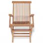 Preview: Gartenstühle 2 Stk. Klappbar Massivholz Teak