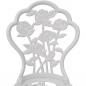 Preview: 3-tlg. Bistro-Set Aluminiumguss Weiß