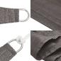Preview: Sonnensegel HDPE Dreieckig 5x5x5 m Anthrazit